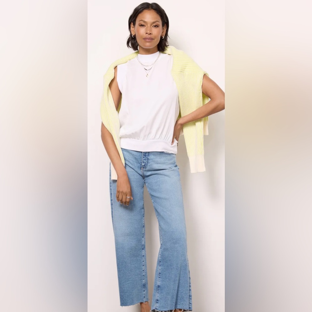 NWT Stateside Dove Modal Muscle Top, Size M